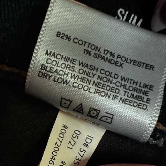 Express NWT Slim Super High Rise Distressed Ripped Knees Jeans LONG - Picture 7 of 7